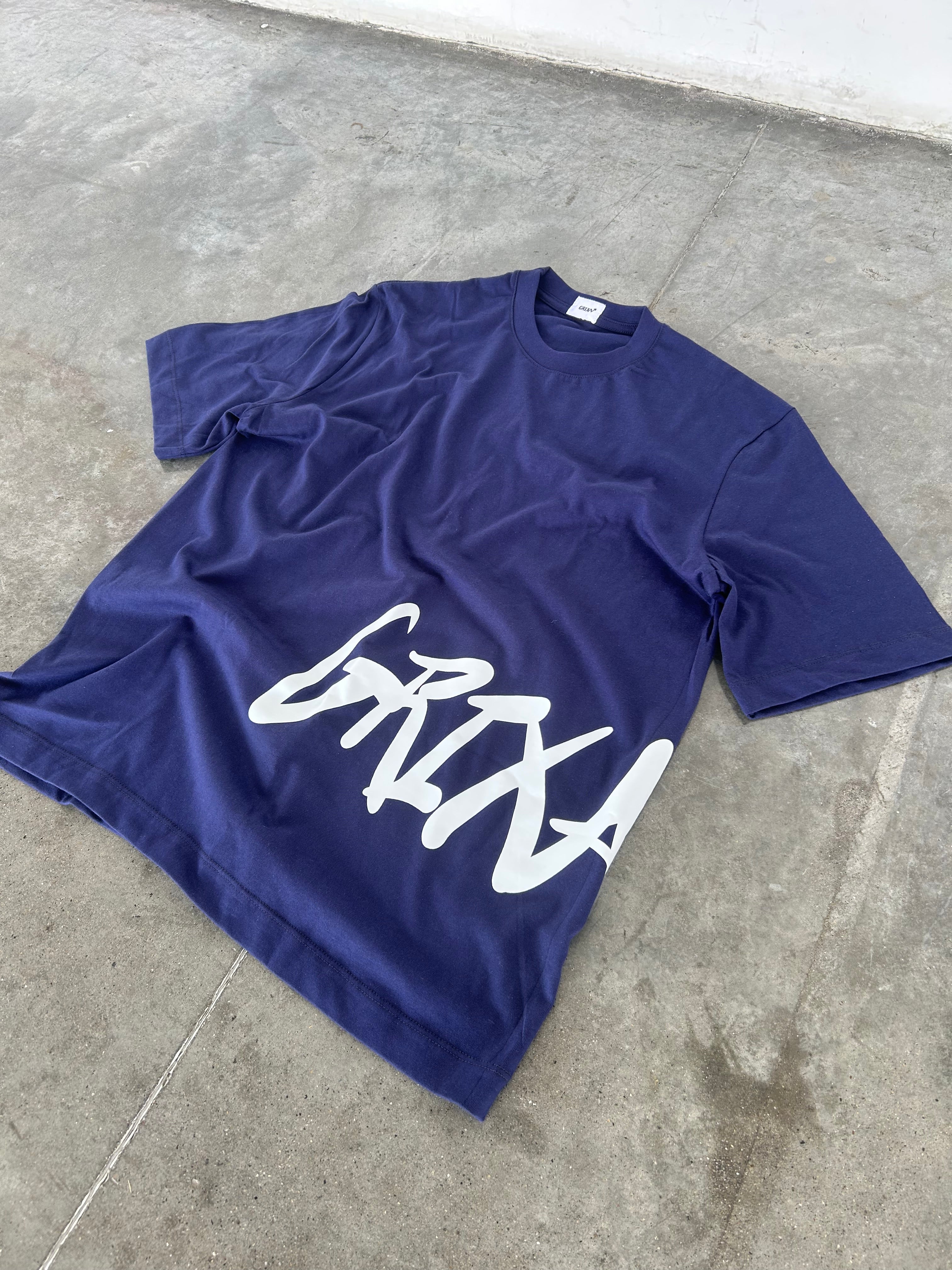 CAMISETA GRIXA AZUL OSCURO
