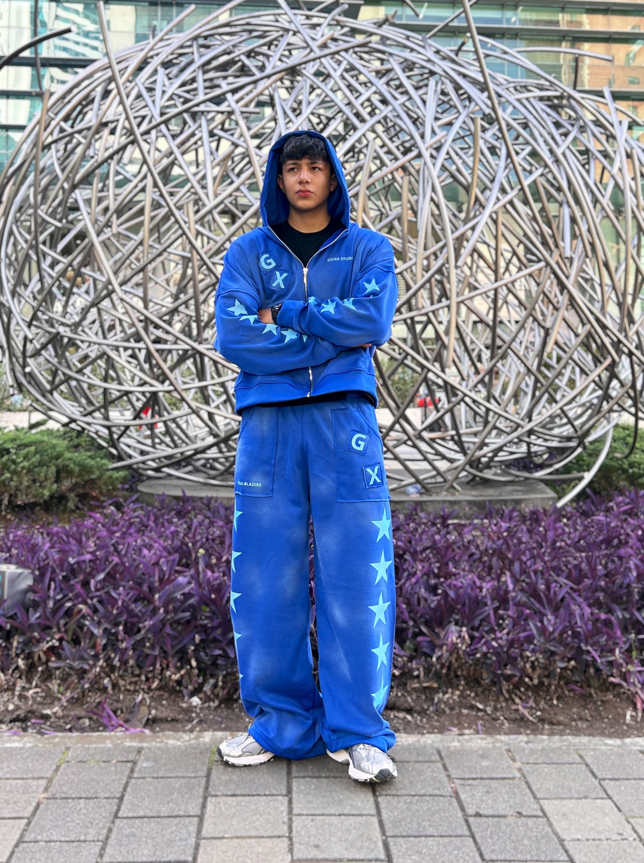 CHAQUETA 5 STARS AZUL