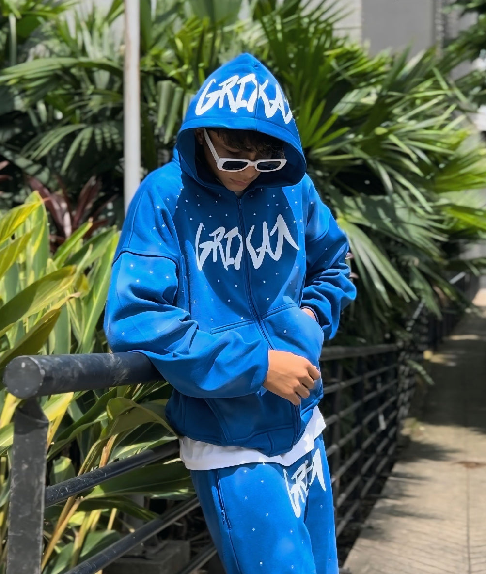 CHAQUETA AZUL DIAMANTE