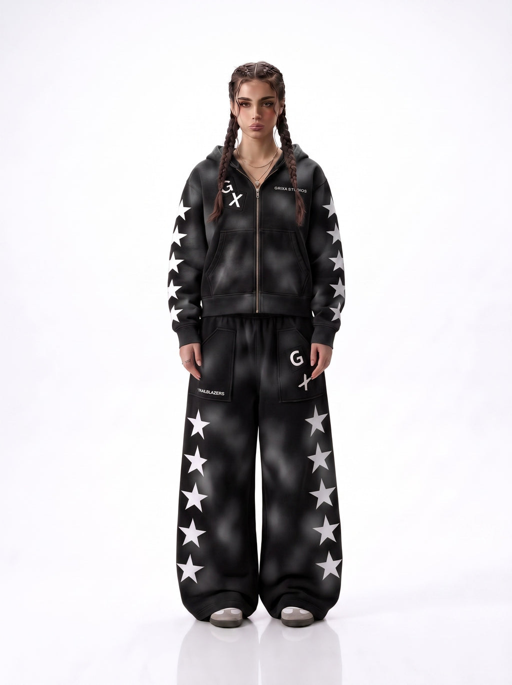 CHAQUETA 5 STARS NEGRO