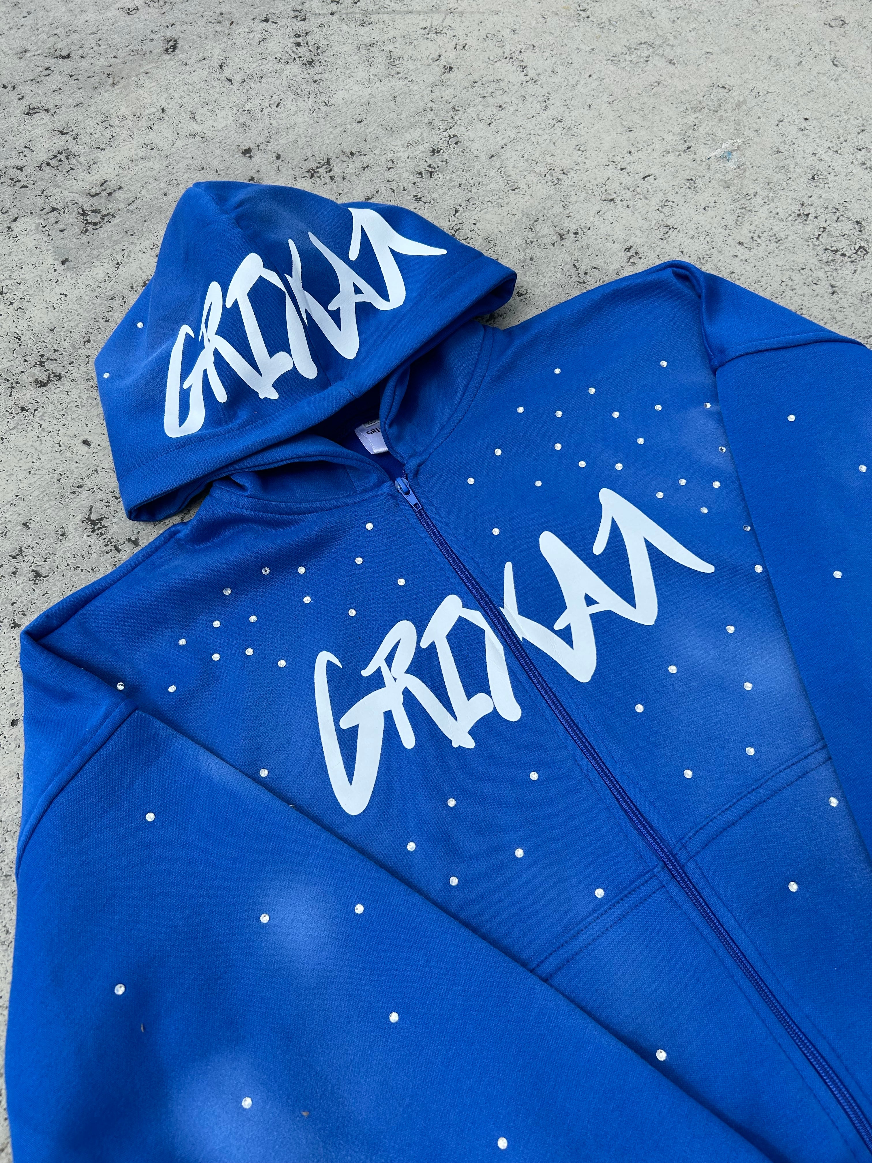 CHAQUETA AZUL DIAMANTE