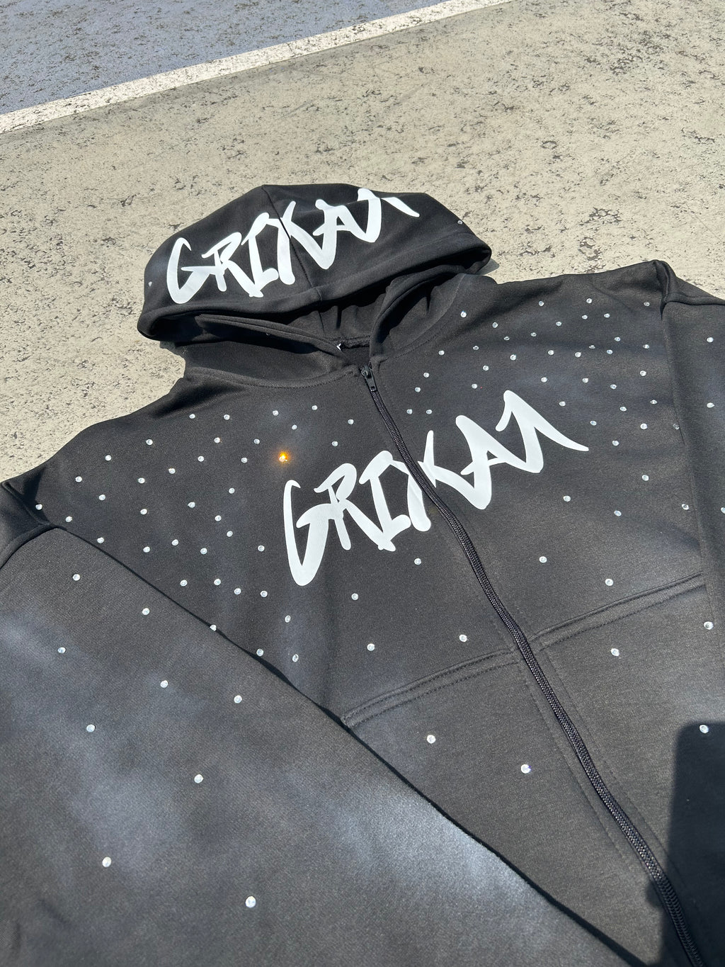 CHAQUETA NEGRA DIAMANTE