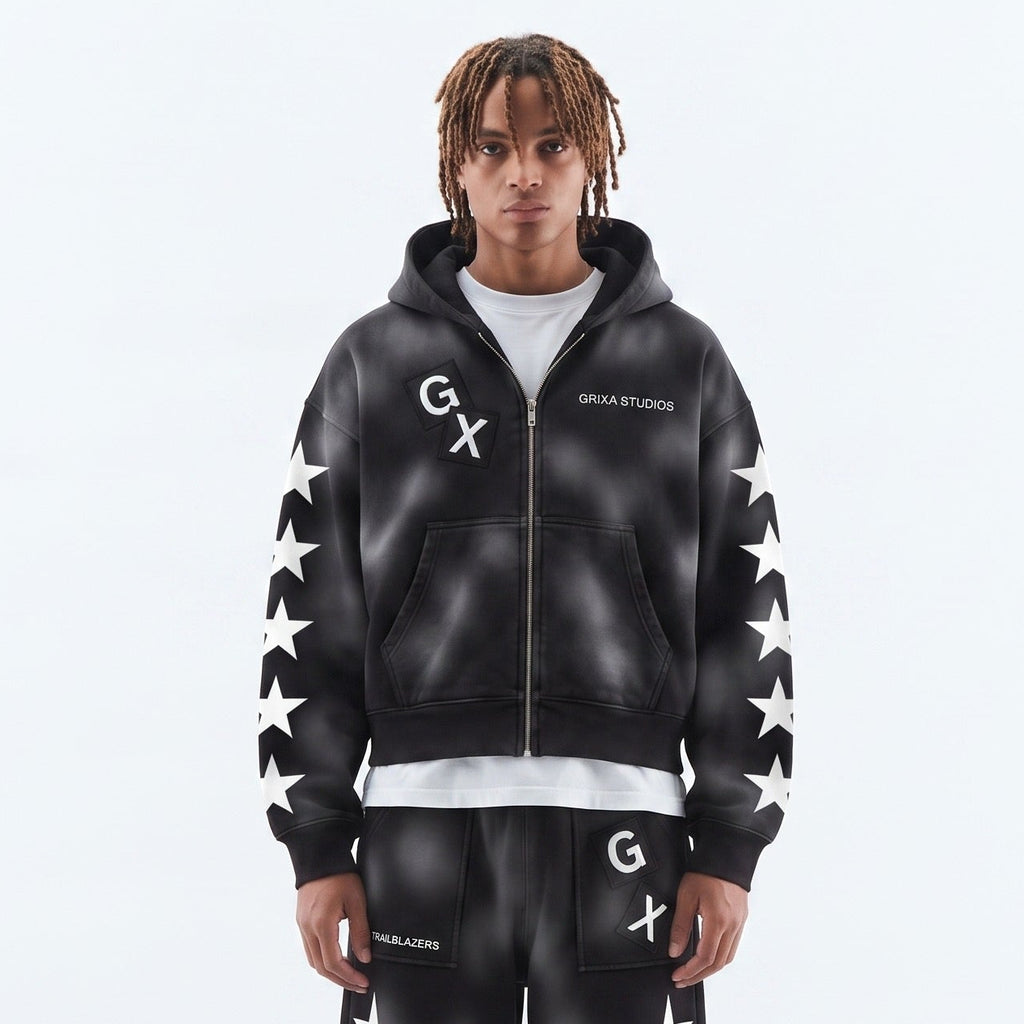 CHAQUETA 5 STARS NEGRO