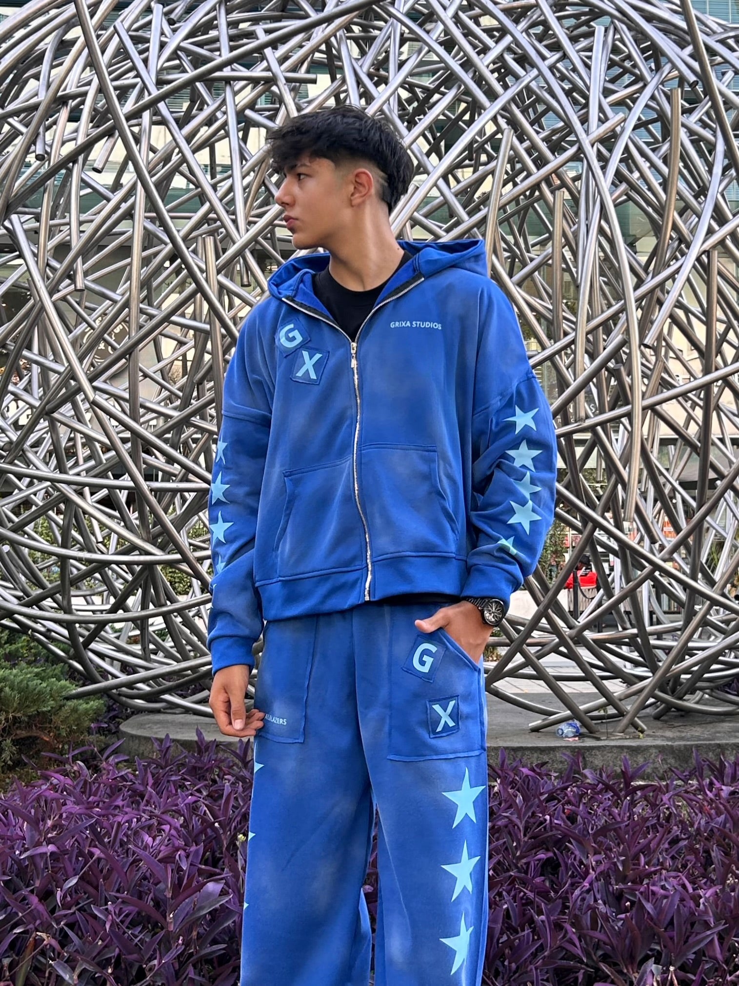 CHAQUETA 5 STARS AZUL