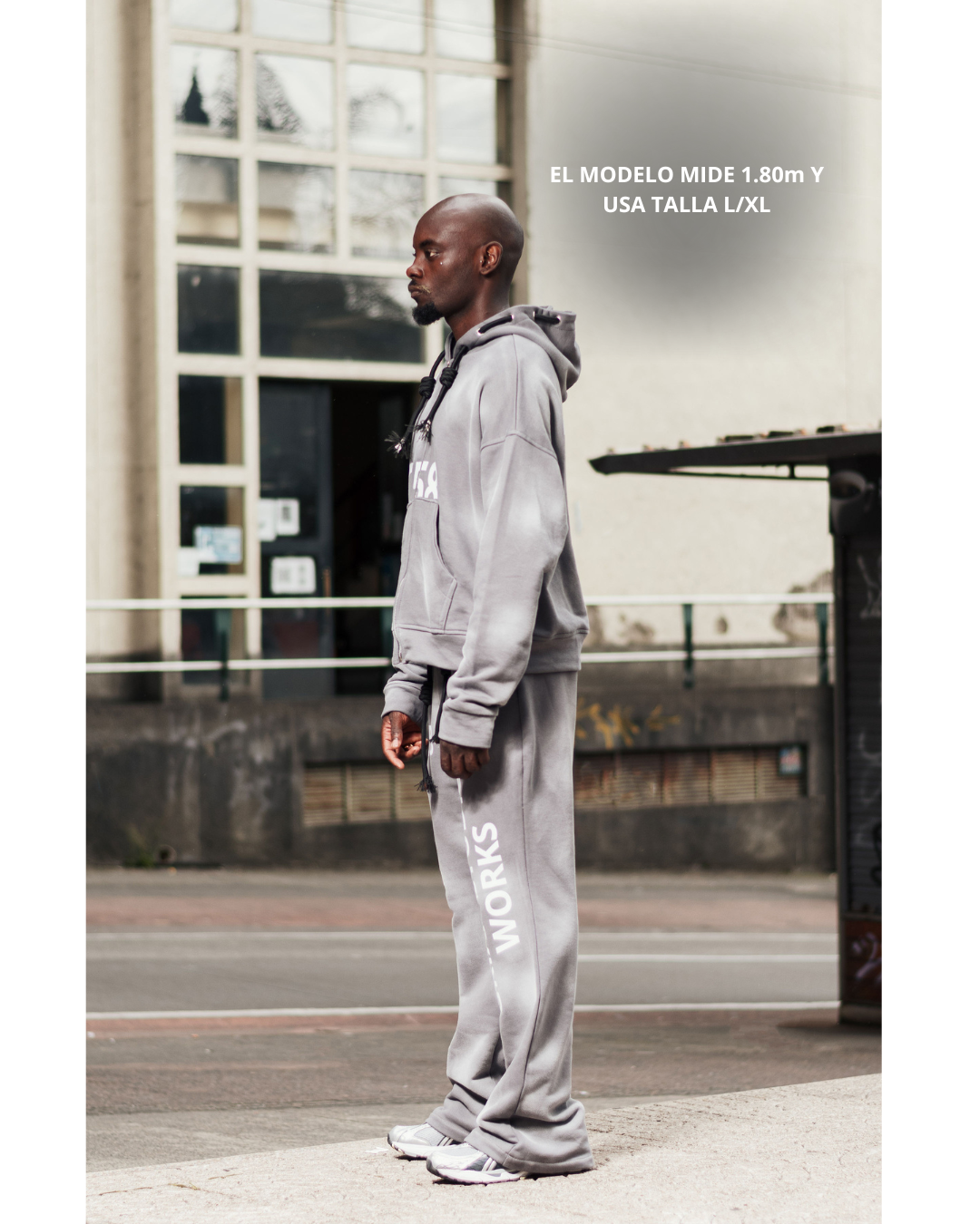 ZIP HOODIE 258 GRIS GX6.9