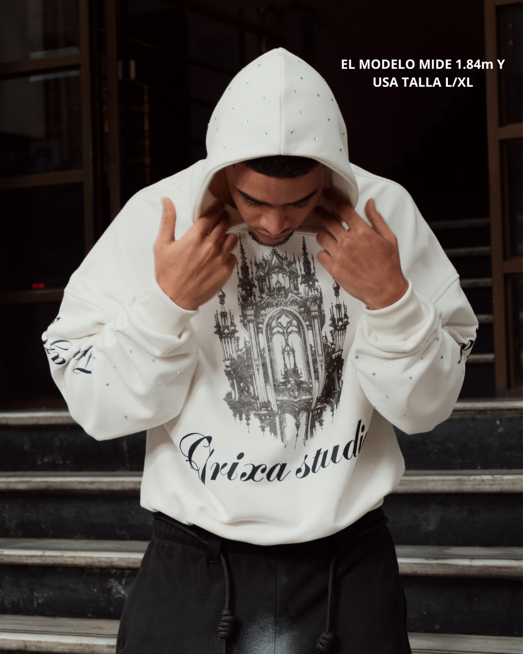 CASTLE HOODIE BLANCO GX2.9