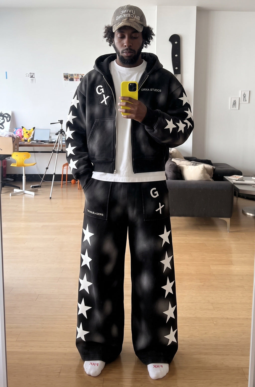CONJUNTO 5 ESTRELLAS NEGRO