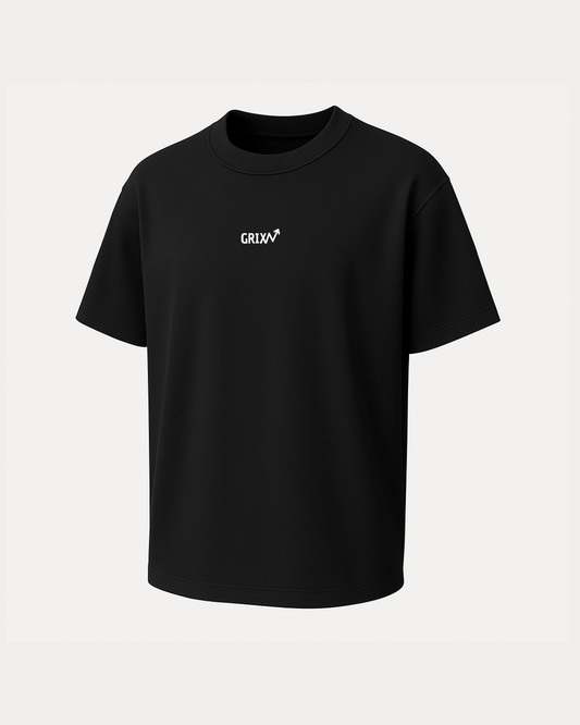 CAMISETA ESENCIAL NEGRA GX1.2