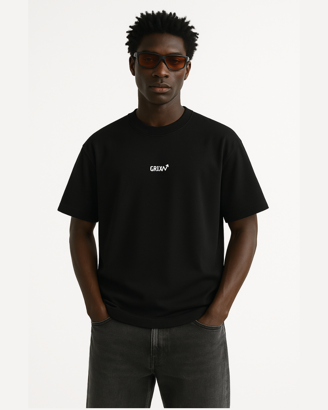 CAMISETA ESENCIAL NEGRA GX1.2