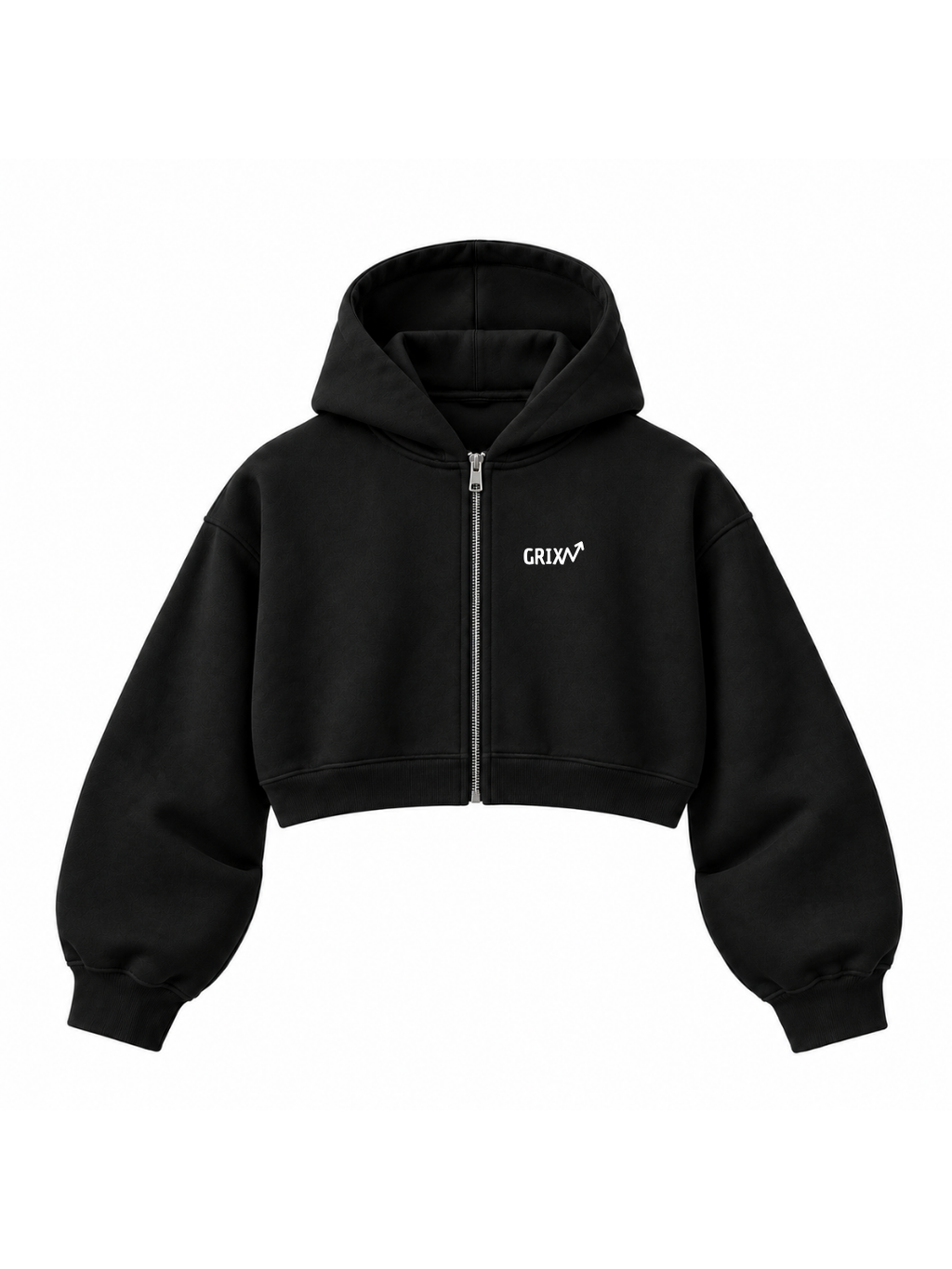 CHAQUETA CROPPED ESENCIAL NEGRO