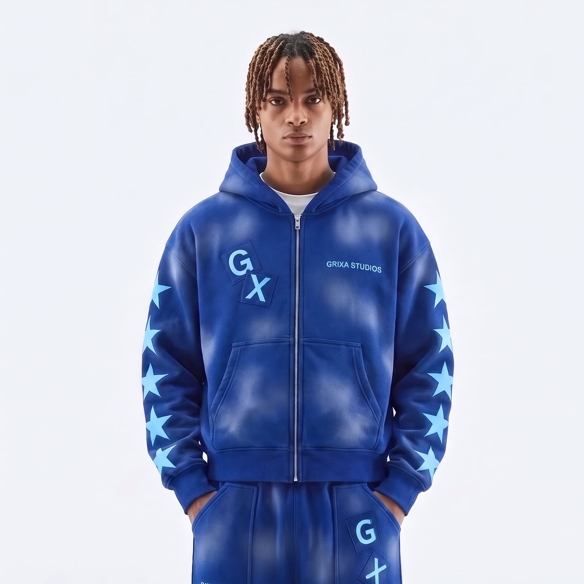 CHAQUETA 5 STARS AZUL